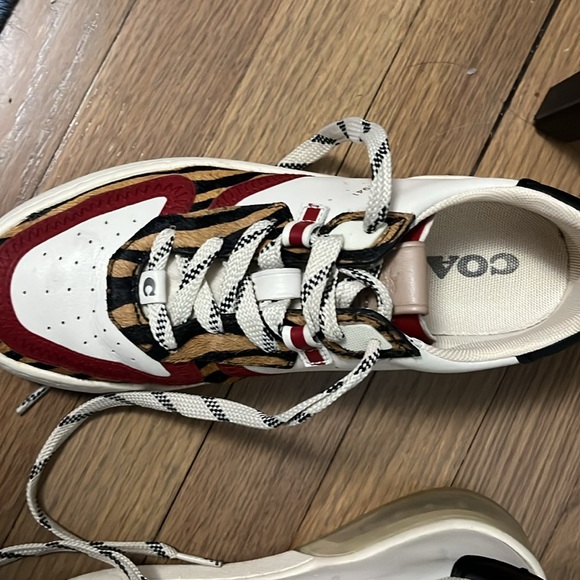 Coach JLO sneakers (zebra and tiger print) - Picture 2 of 3